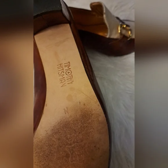 Timothy Hitsman Italian Mules. Trending. Horsebit Hardware on top. Size 8 1\2 - Picture 7 of 8